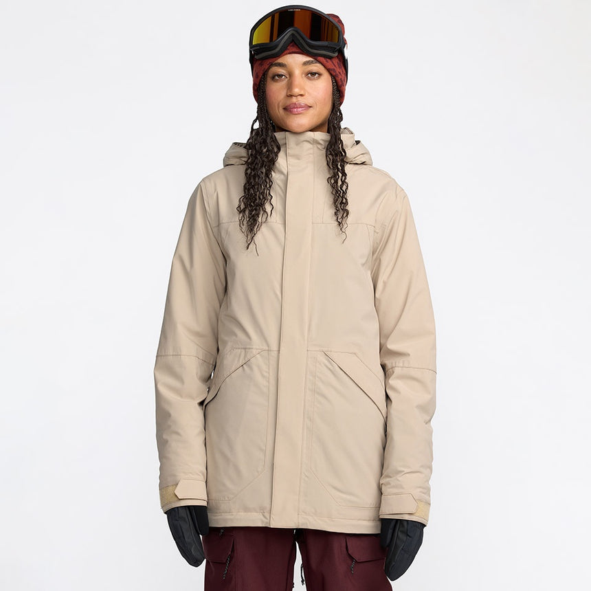 VOLCOM Women's Shelter 20K 3D Stretch Jacket 2026 - Oatmeal