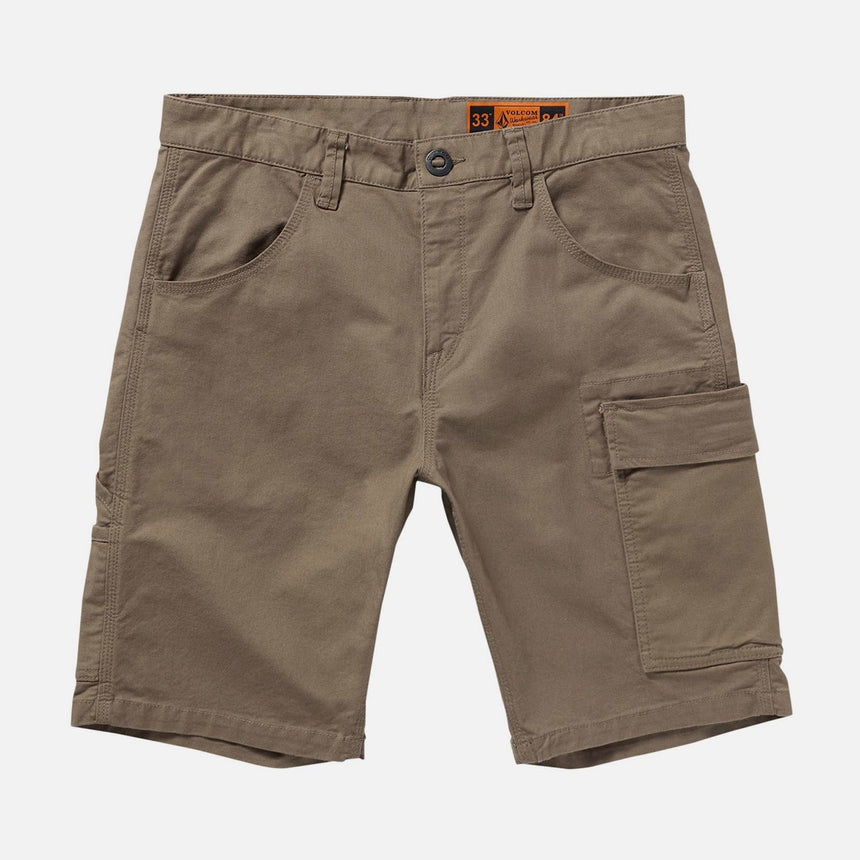 VOLCOM Workwear Caliper II 20" Work Short - Brindle