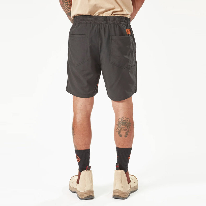VOLCOM Workwear Rack Elastic Waist Hybrid 17" Short - Black