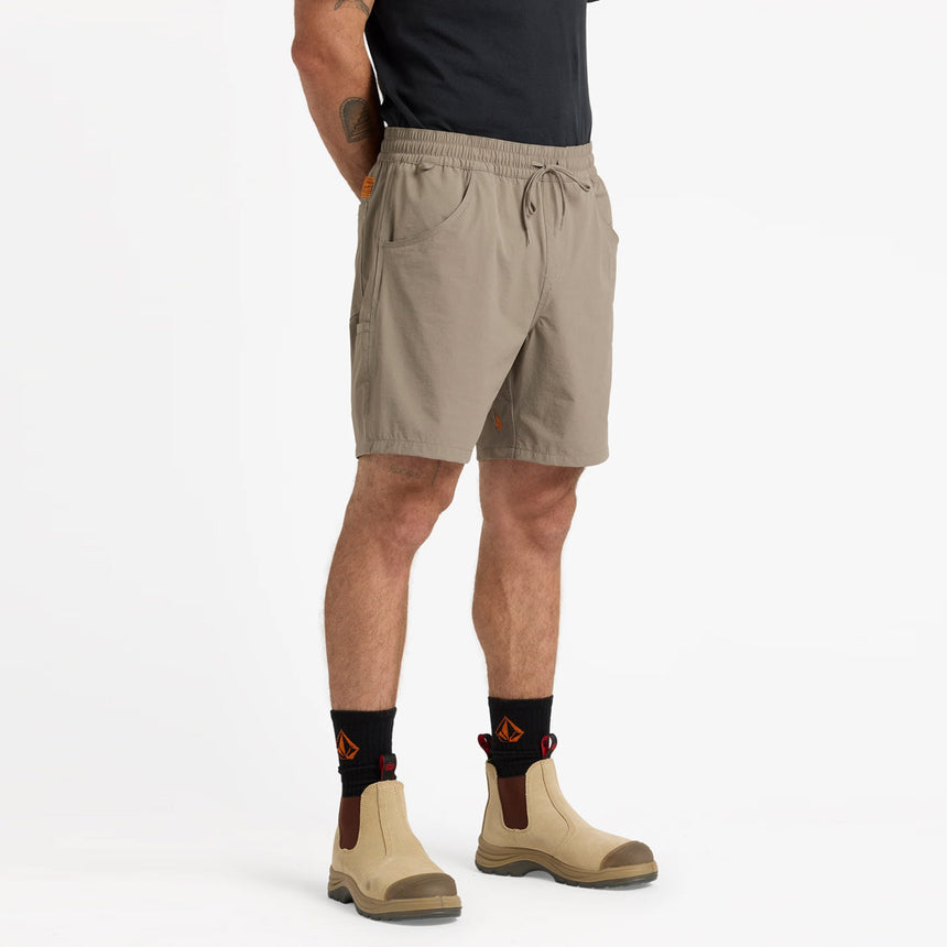 VOLCOM Workwear Rack II Hybrid 17" Short - Brindle