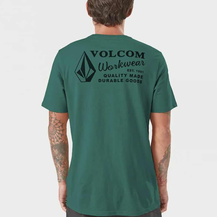 VOLCOM Workwear Tee - Forest