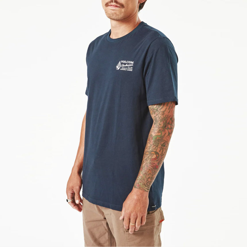 VOLCOM Workwear Tee - Navy