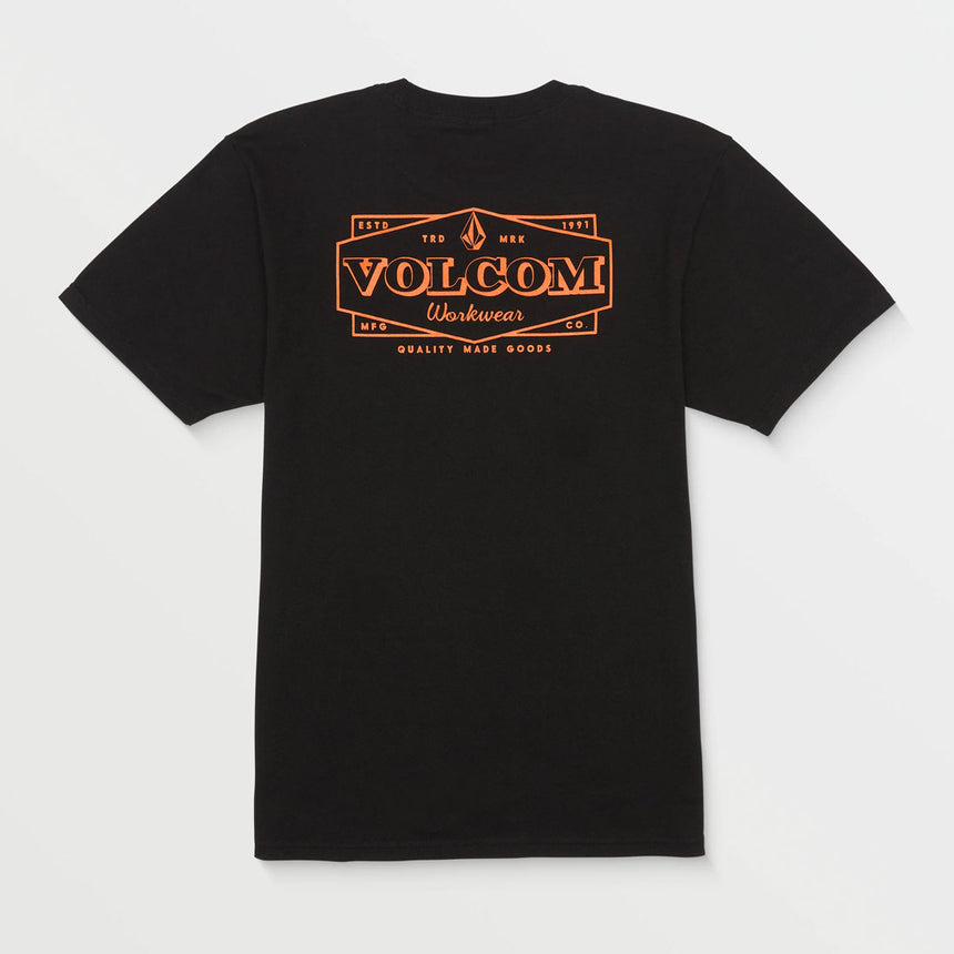VOLCOM Workwear Union Tee - Black