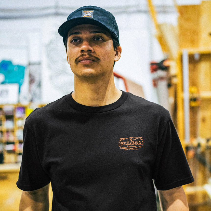 VOLCOM Workwear Union Tee - Black