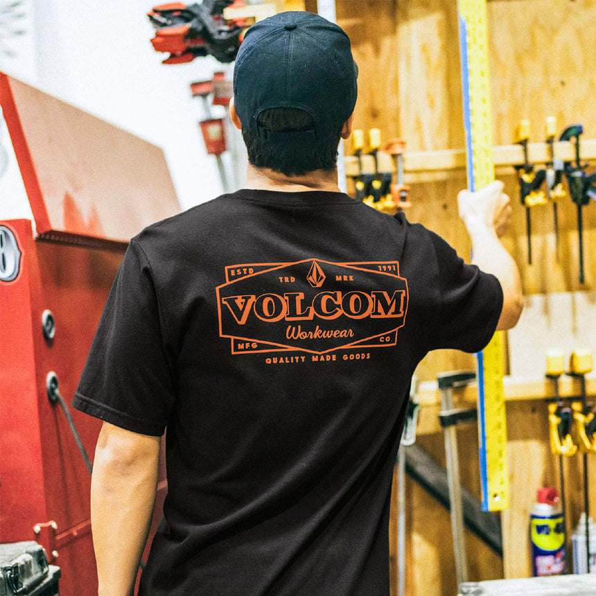 VOLCOM Workwear Union Tee - Black
