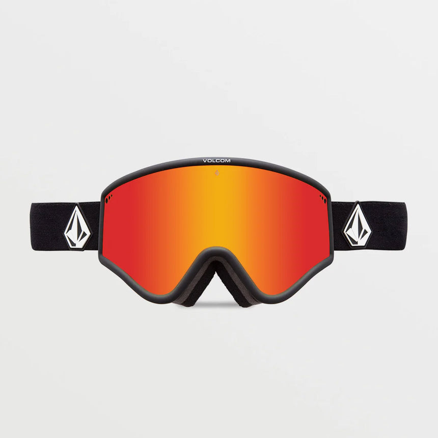 VOLCOM YAE Goggle 2025 - Matte Black/Red Chrome