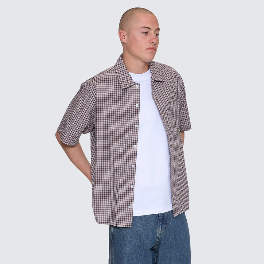 WORSHIP Cherub Short Sleeve Shirt - Blackberry