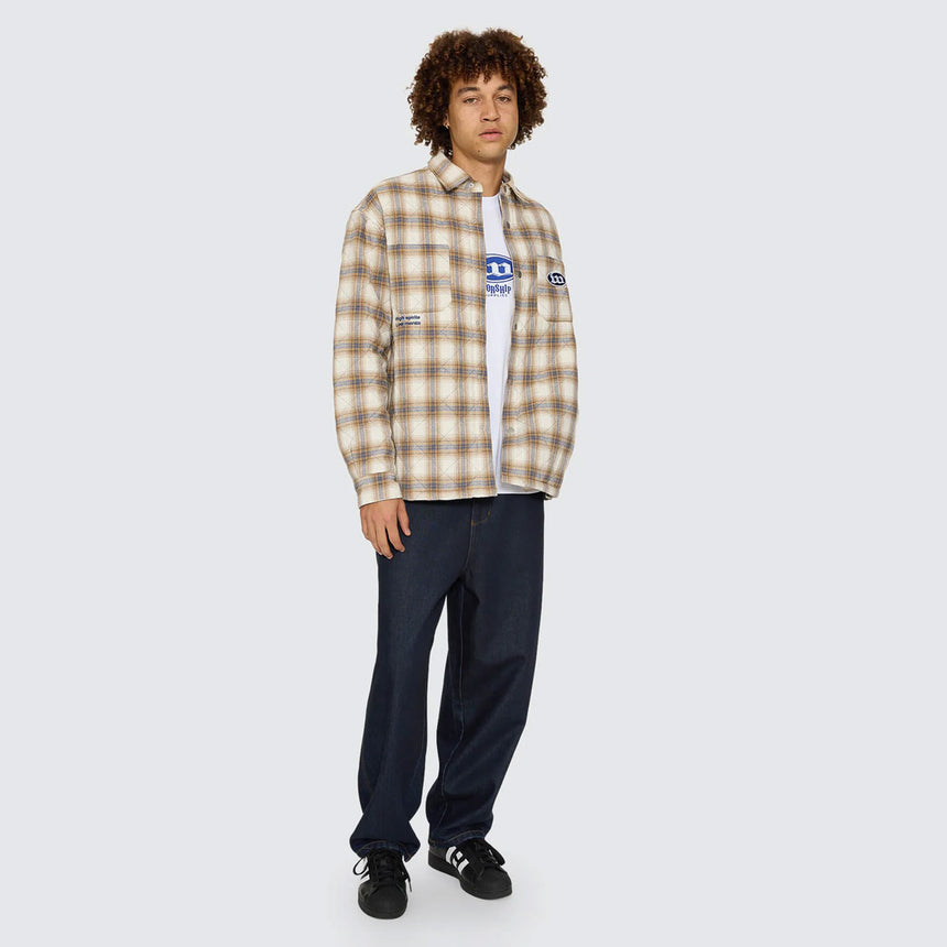 WORSHIP Morality Quilted Shacket - Tan