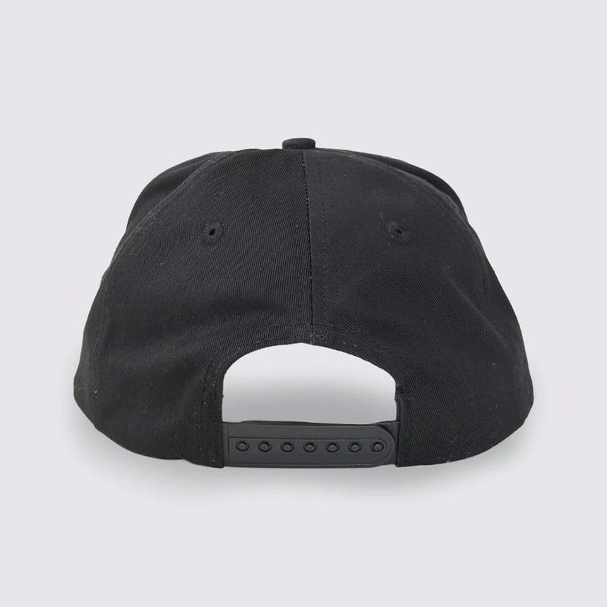 WORSHIP Obsidian 5 Panel Hat - Black