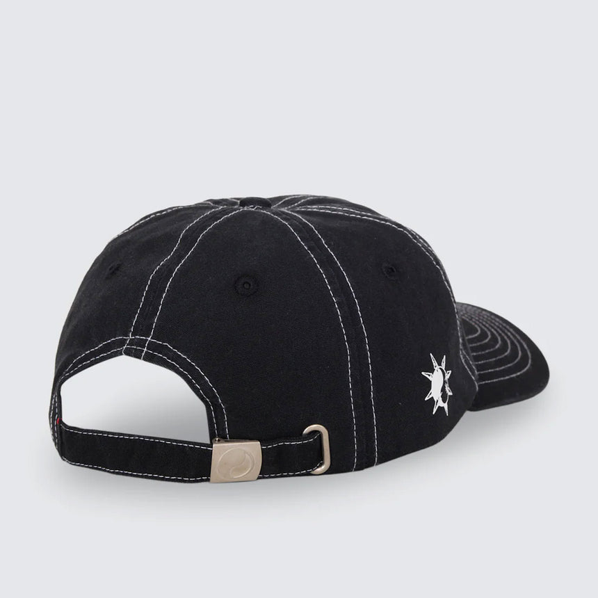 WORSHIP Spiker 6 Panel Cap - Washed Black