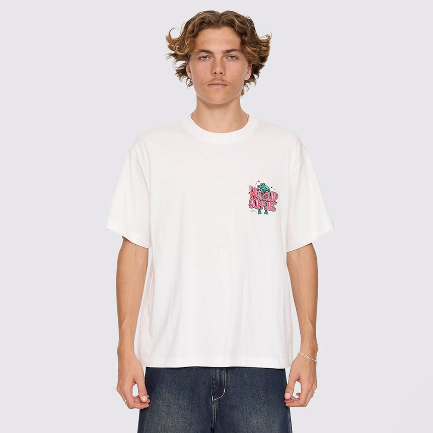 WORSHIP Spoilt For Choice Tee - Coconut Milk