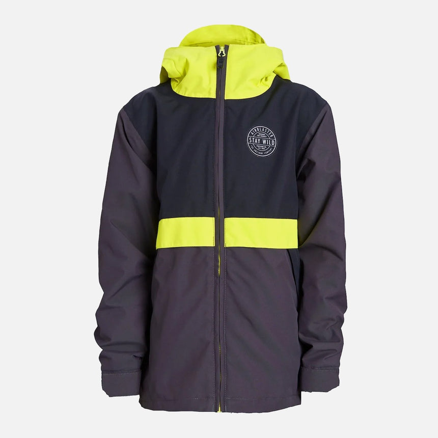 AIRBLASTER Youth Trencher Full Zip Jacket 2024 - Black Safety