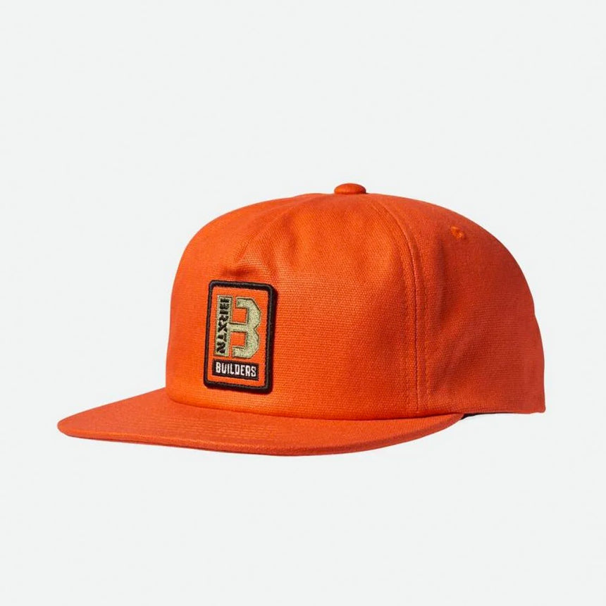 BRIXTON Builders MP Adjustable Cap - Orange