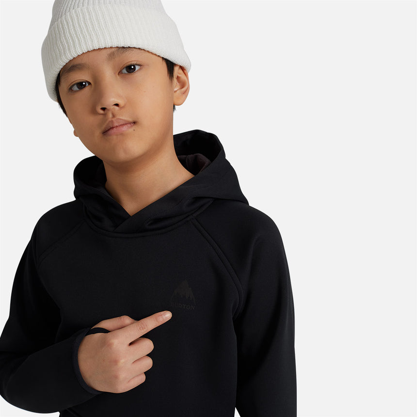 BURTON Kids' Crown Weatherproof Pullover Hood - True Black