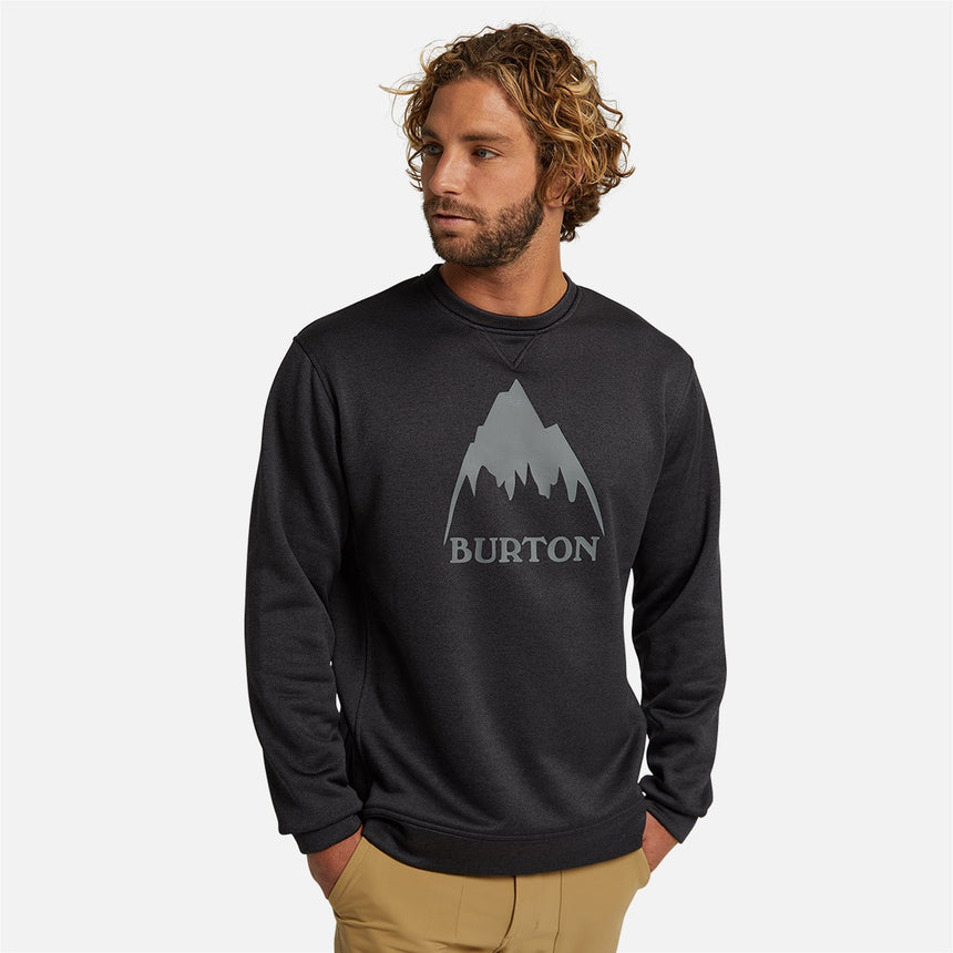 BURTON Oak Crew - True Black Heather