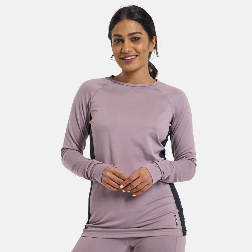 BURTON Women's Midweight X Base Layer Crew - Elderberry
