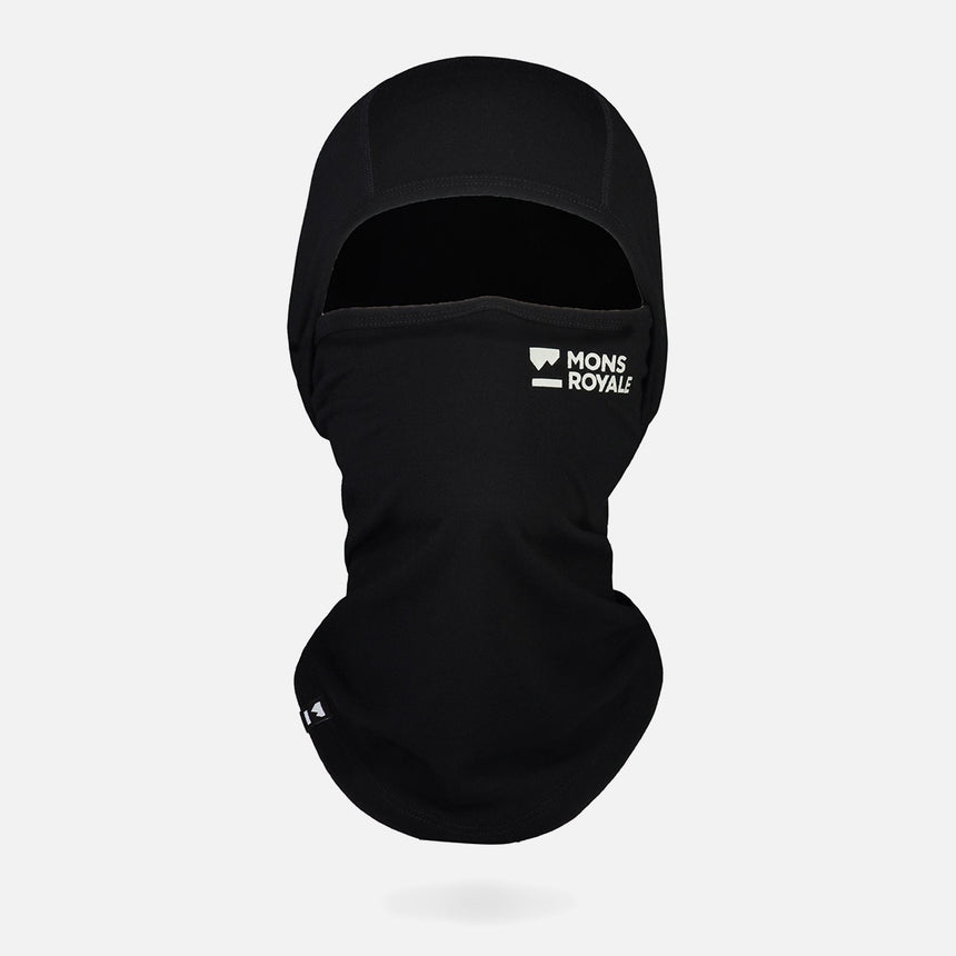 MONS ROYALE Santa Rosa Merino Flex Balaclava - Black