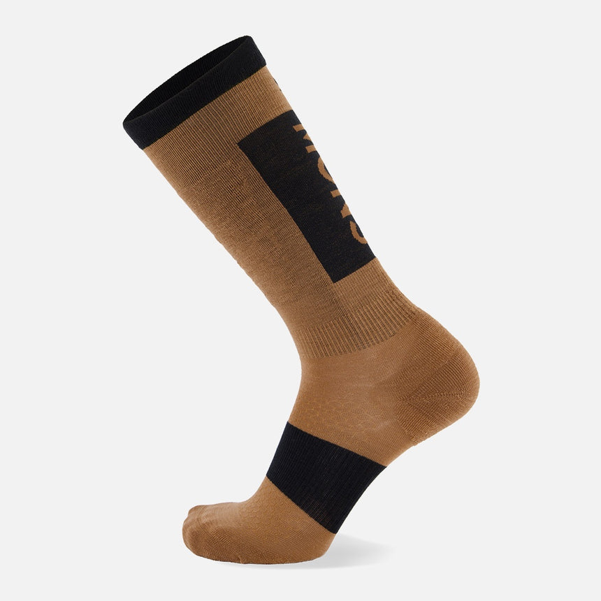 MONS ROYALE Unisex Atlas Merino Snow Sock - Toffee