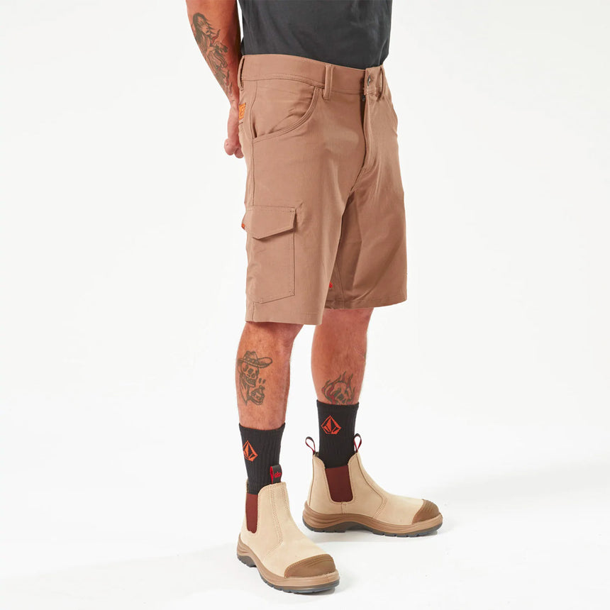 VOLCOM Workwear Slab Hybrid Short 20" - Brindle