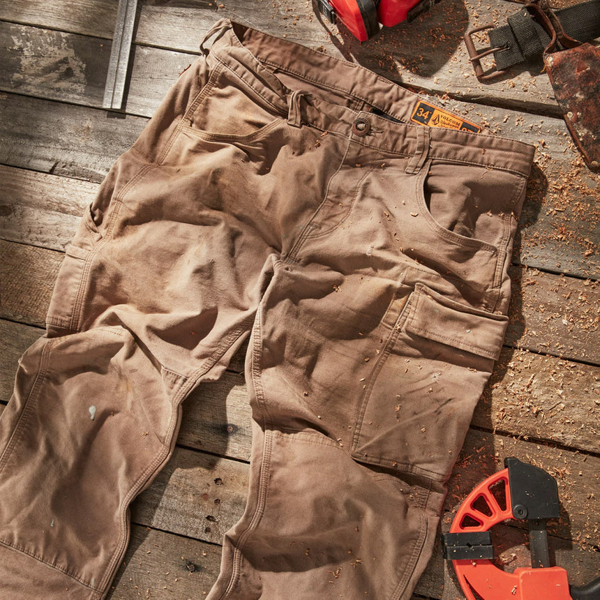 VOLCOM Workwear Caliper Work Pant - Brindle