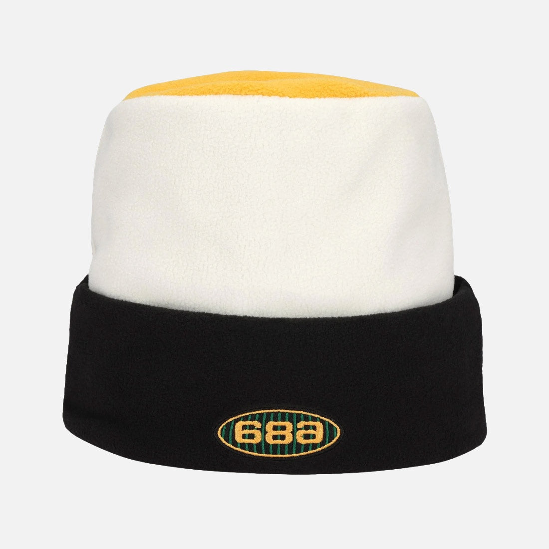 686 Flatop Fleece Hat - White Colorblock