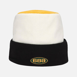 686 Flatop Fleece Hat - White Colorblock
