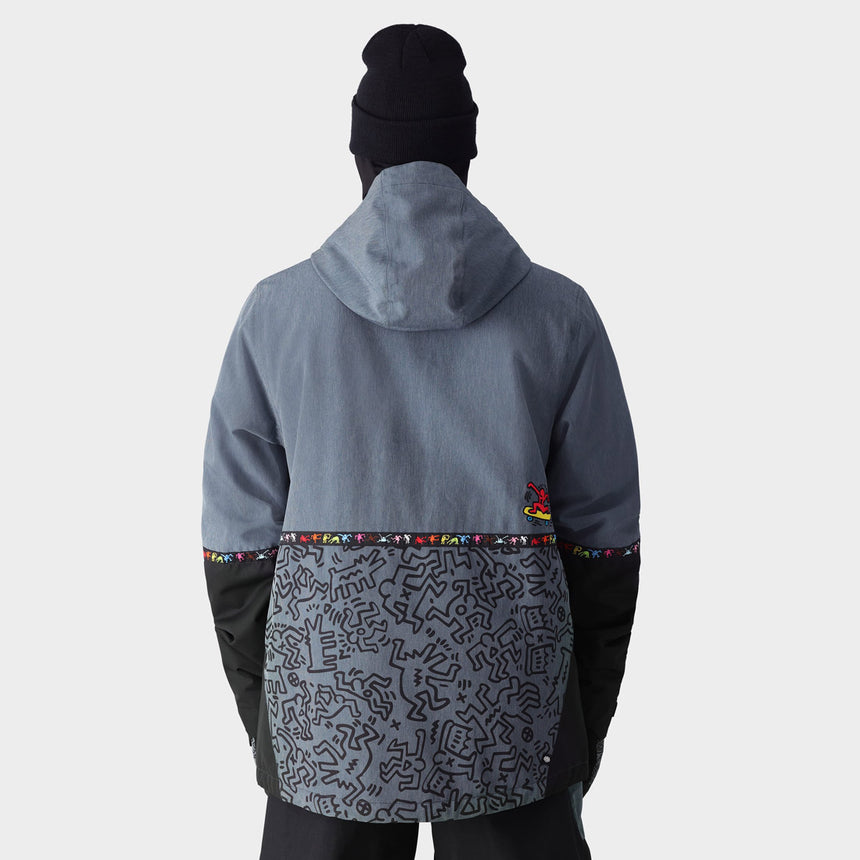 686 Foundation Insulated Jacket 2025 - Keith Haring Denim Colorblock
