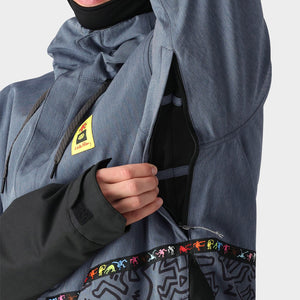 686 Foundation Insulated Jacket 2025 - Keith Haring Denim Colorblock