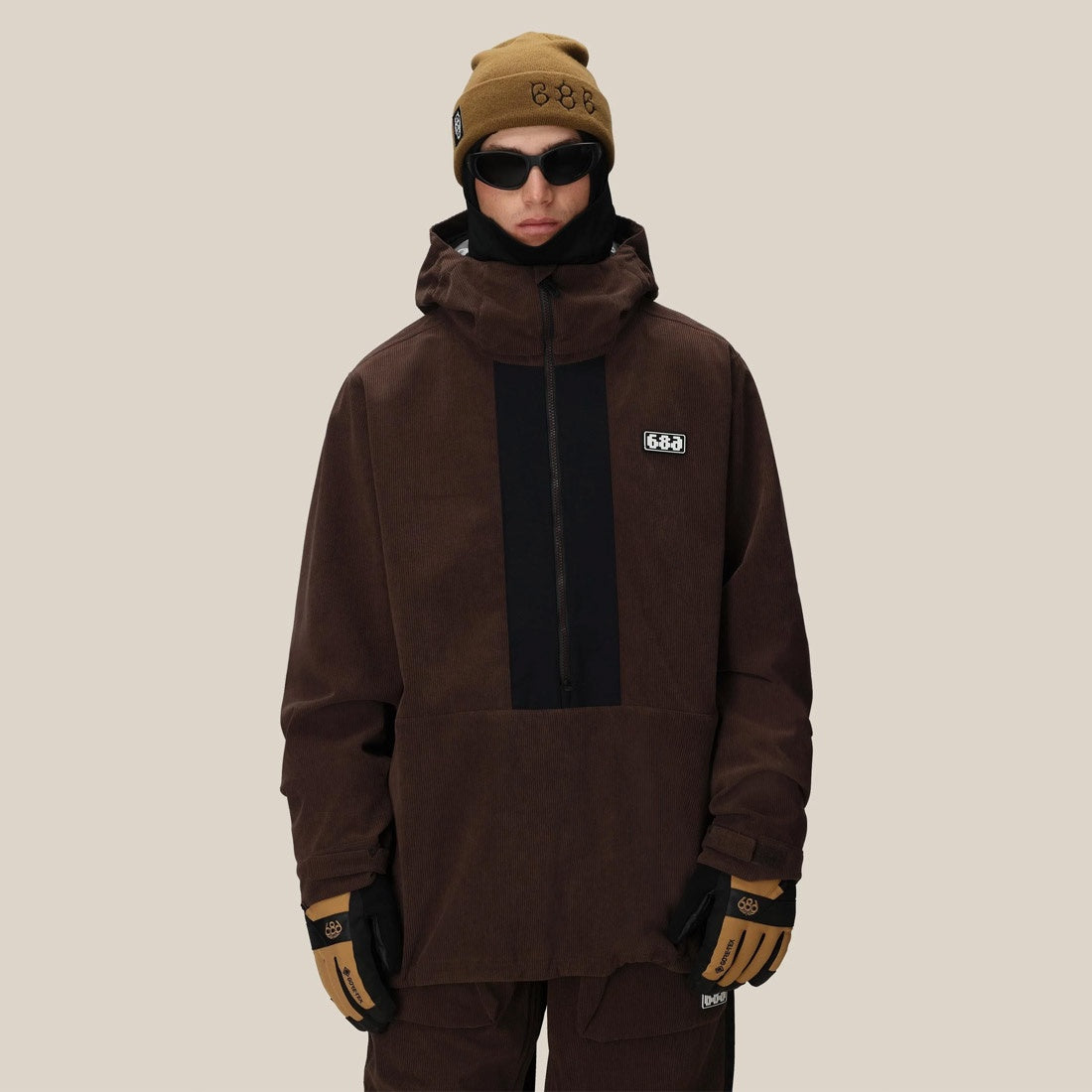 686 Ghost 2.5L Anorak 2026 - Coffee Corduroy