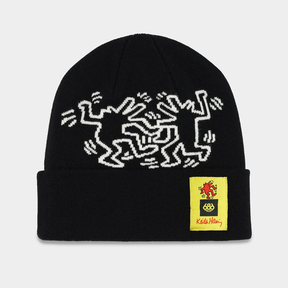 686 Keith Haring Beanie - Keith Haring Black