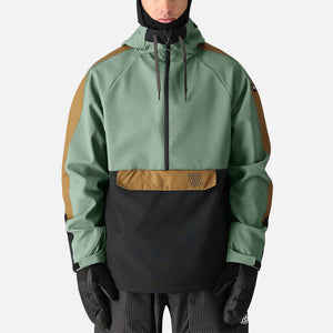 686 Waterproof Anorak 2025 - Cypress Green Colorblock