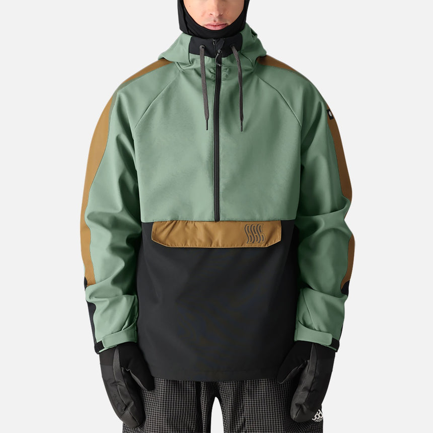 686 Waterproof Anorak 2025 - Cypress Green Colorblock