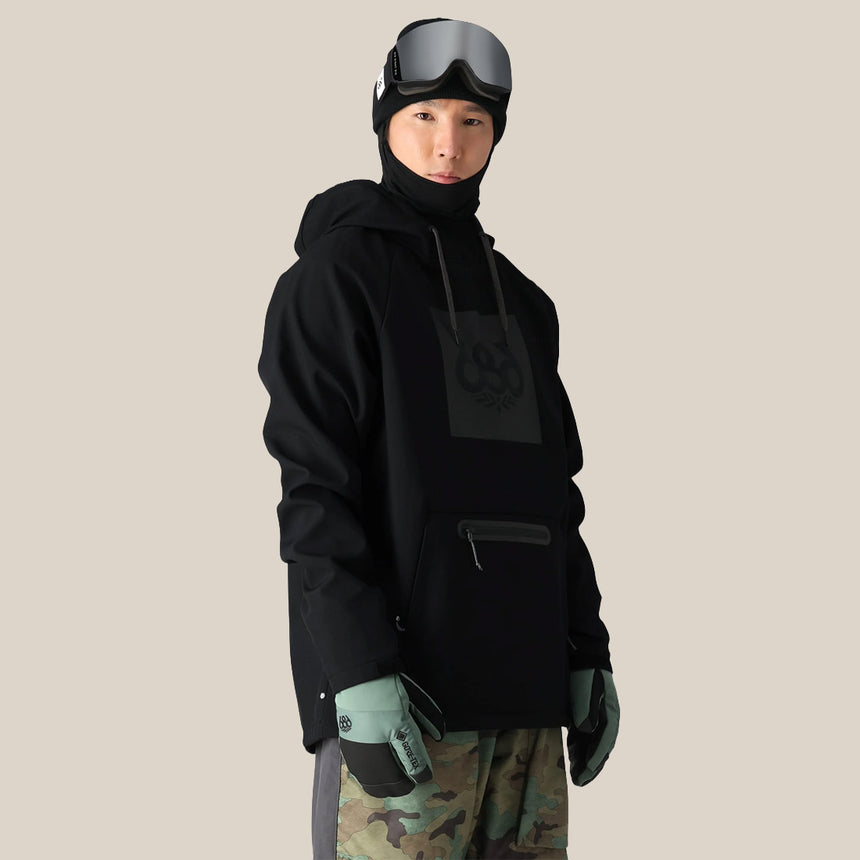 686 Waterproof Hoody - Black