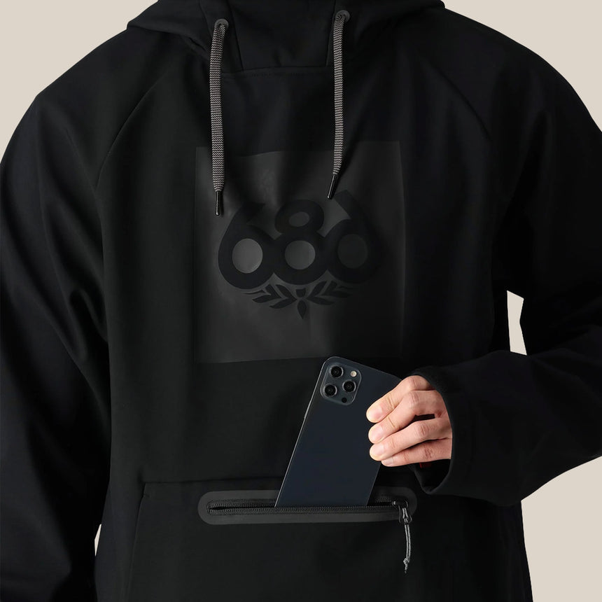 686 Waterproof Hoody - Black