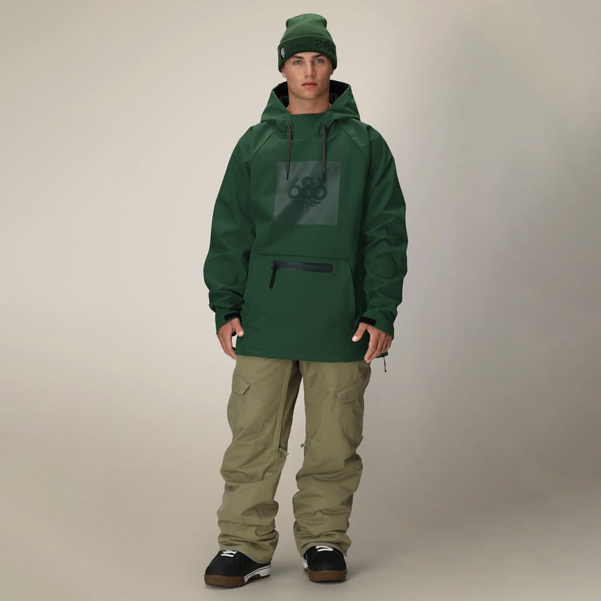 686 Waterproof Hoody - Moss Green