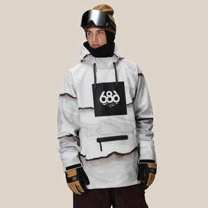 686 Waterproof Hoody - Smoke Mountain Print