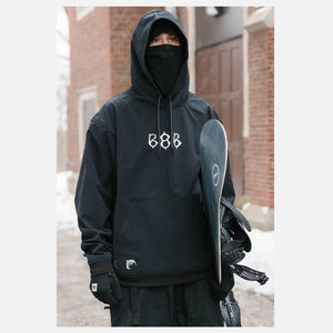 686 Waterproof Team Hood - Black Print