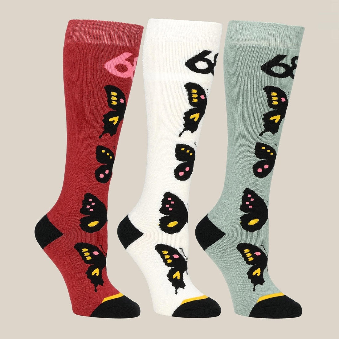 686 Women's Butterfly Snow Socks - Assorted