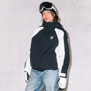 686 Women's Hologram Shell Jacket 2026 - Black Colorblock