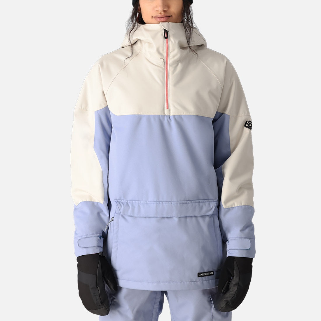 686 Women's Upton Insulated Anorak 2025 - Limestone Colorblock