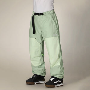 686 X Huf Double H Shell Pant 2026 - Huf Green Colorblock