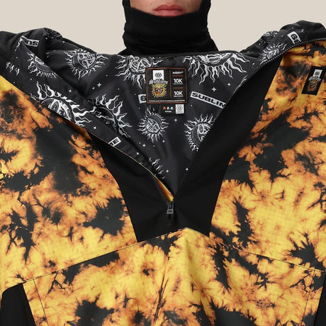 686 X Sublime Shell Anorak 2026 - Sublime Orange Tie Dye