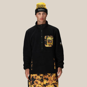 686 X Sublime Tioga Fleece Pullover - Sublime Black