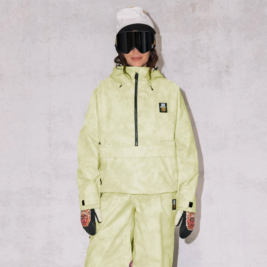 686 X Sublime Women's Shell Anorak 2026 - Sublime Yellow Tie Dye