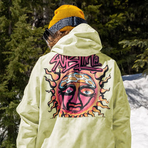686 X Sublime Women's Shell Anorak 2026 - Sublime Yellow Tie Dye