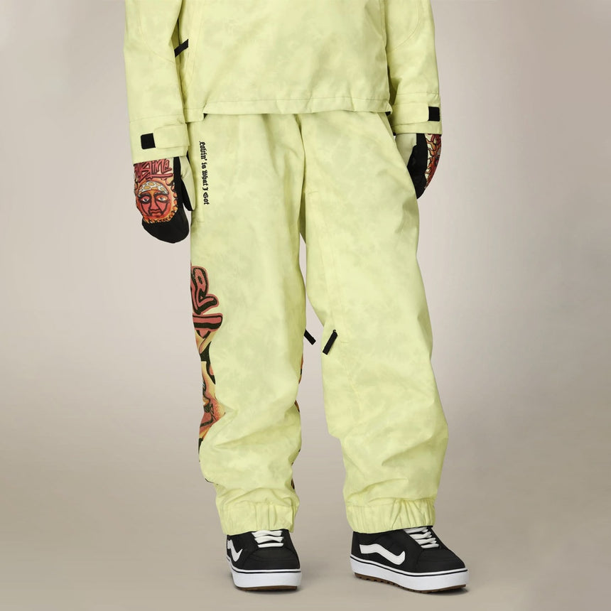 686 X Sublime Women's Shell Pant 2026 - Sublime Yellow Tie Dye