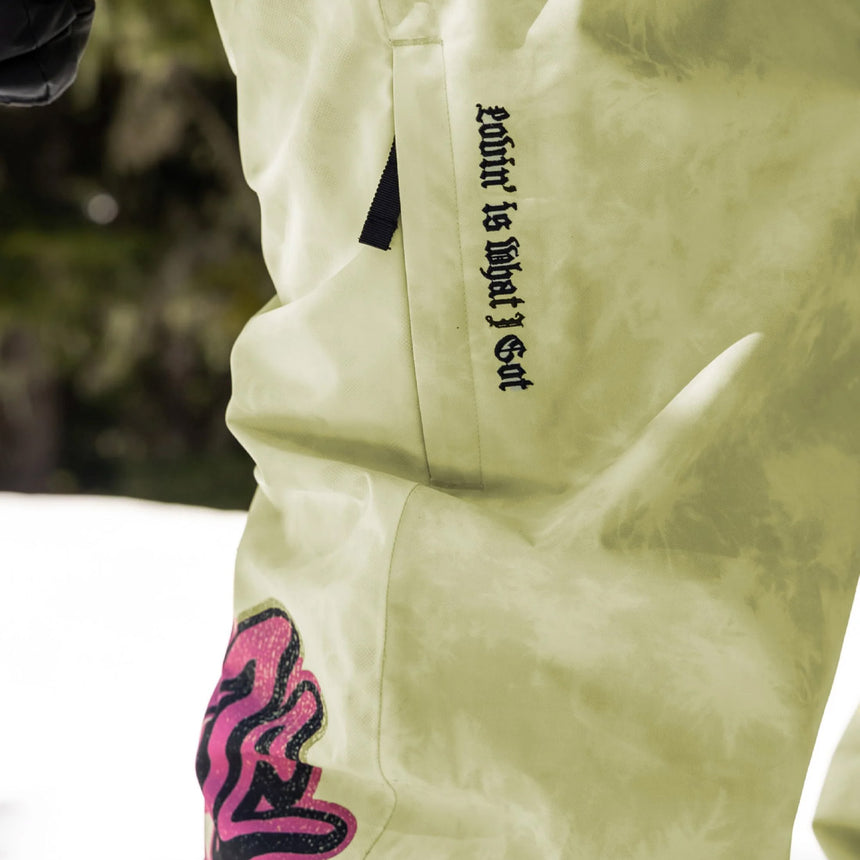 686 X Sublime Women's Shell Pant 2026 - Sublime Yellow Tie Dye