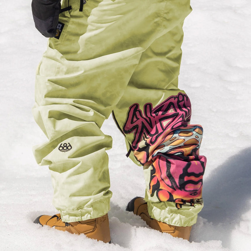 686 X Sublime Women's Shell Pant 2026 - Sublime Yellow Tie Dye