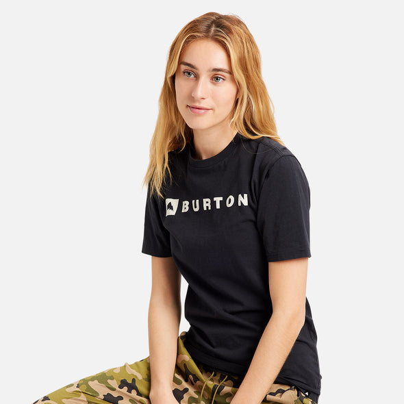 BURTON Horizontal Logo Tee - True Black