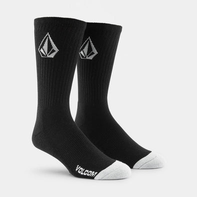 VOLCOM Full Stone Sock 3 Pack - Black Combo